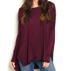 Soft Surroundings Asymmetrical Lagenlook Oversized Knit‎ Top Size M Casual Cape